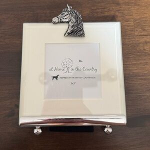 Pewter Horse Photo Frame - 7cmx7cm